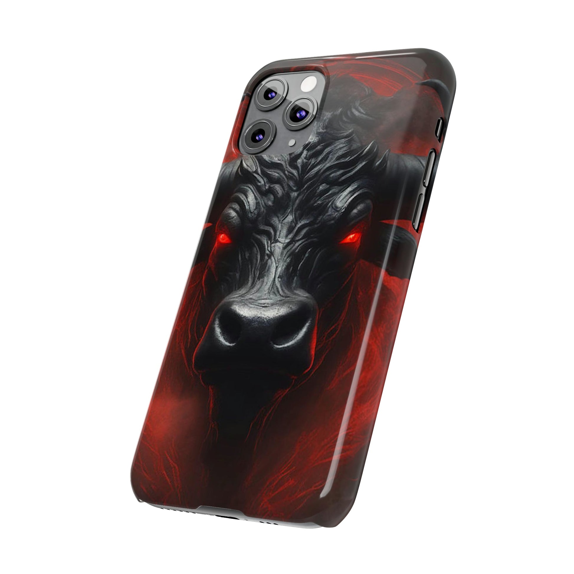 Red Eye Bull Slim Phone Case - Colorwink