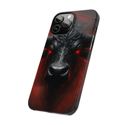 Red Eye Bull Slim Phone Case - Colorwink