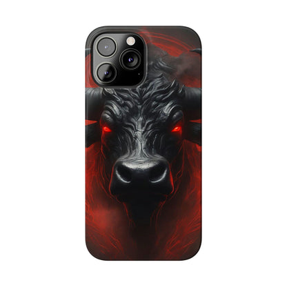 Red Eye Bull Slim Phone Case - Colorwink