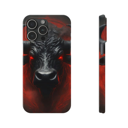 Red Eye Bull Slim Phone Case - Colorwink