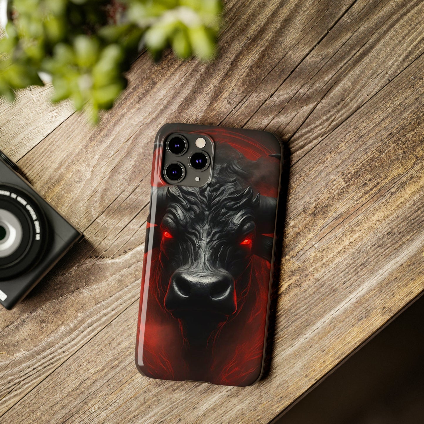 Red Eye Bull Slim Phone Case - Colorwink