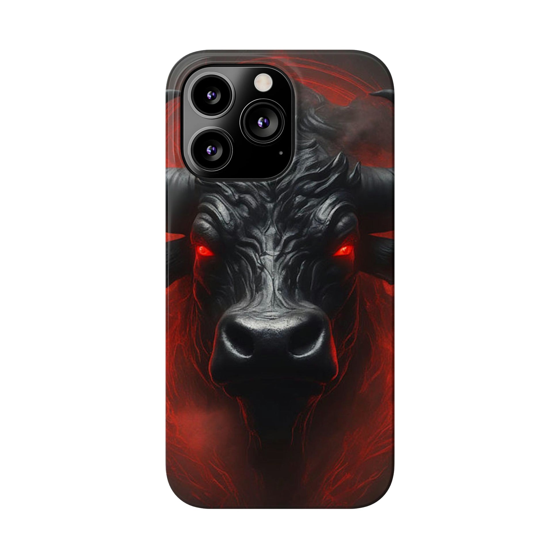 Red Eye Bull Slim Phone Case - Colorwink