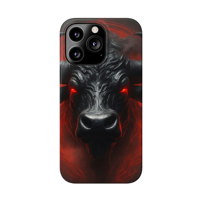 Red Eye Bull Slim Phone Case - Colorwink