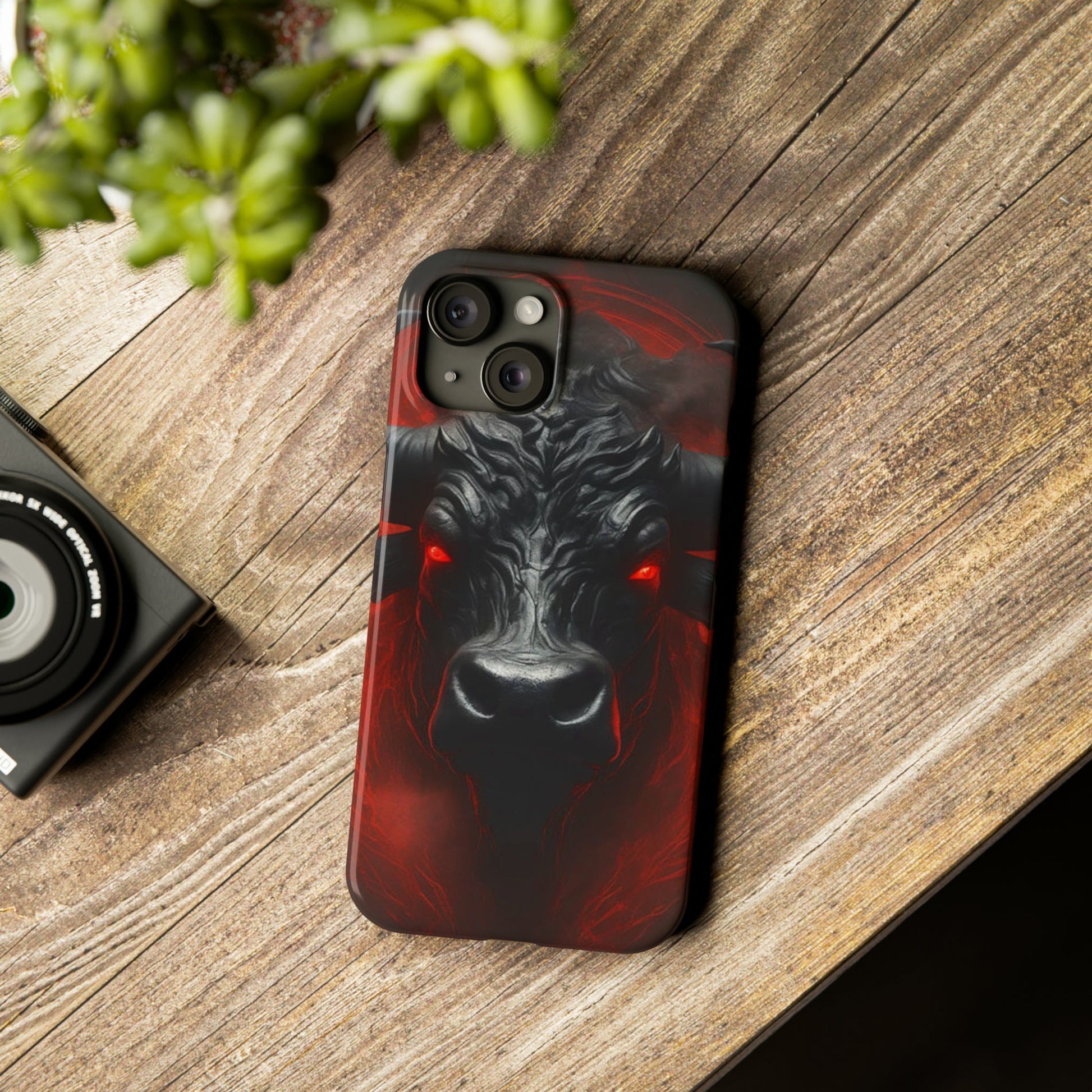 Red Eye Bull Slim Phone Case - Colorwink