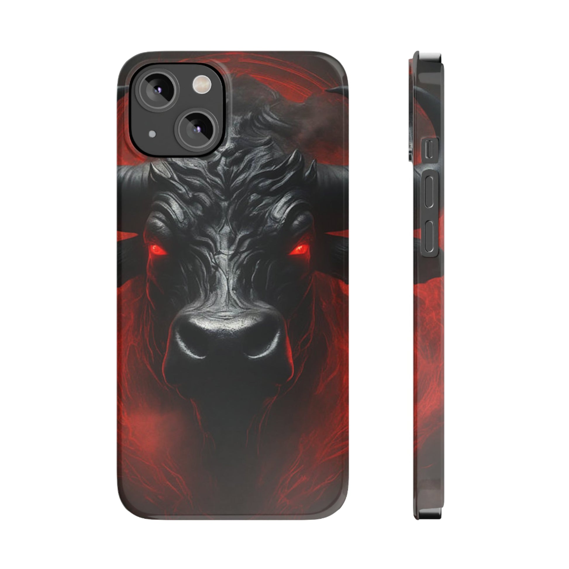 Red Eye Bull Slim Phone Case - Colorwink