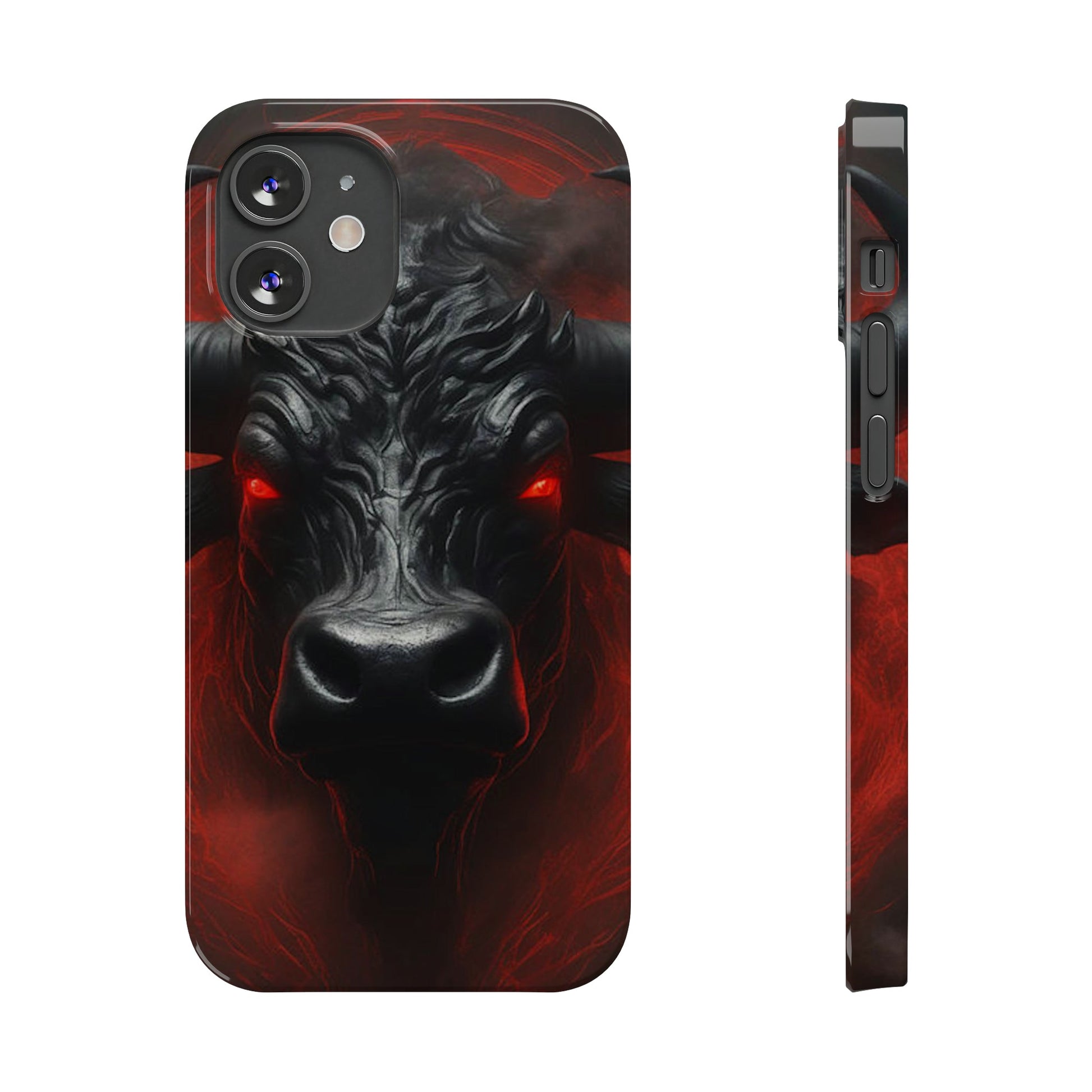 Red Eye Bull Slim Phone Case - Colorwink