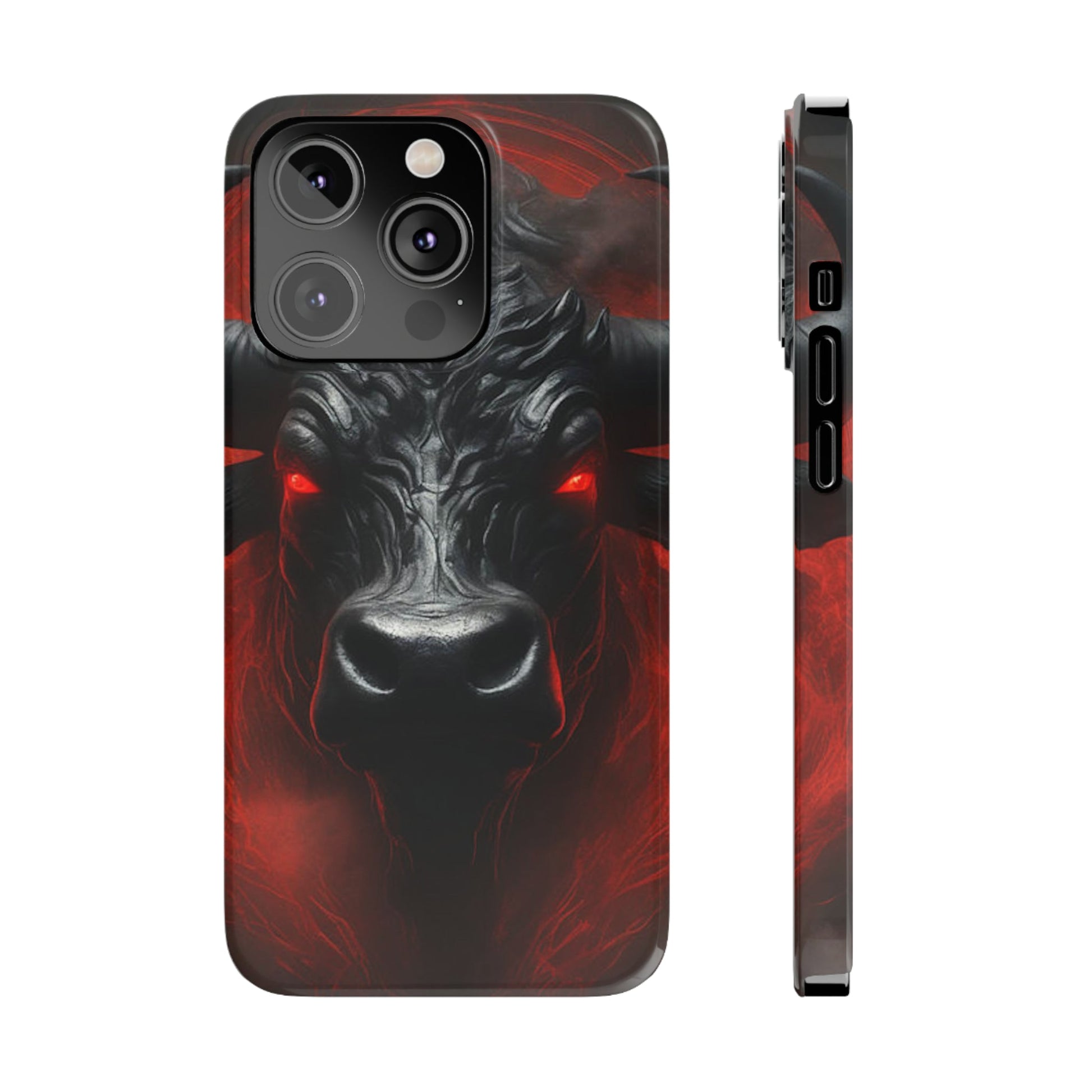 Red Eye Bull Slim Phone Case - Colorwink