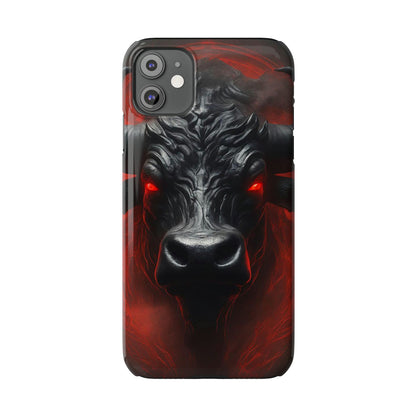 Red Eye Bull Slim Phone Case - Colorwink