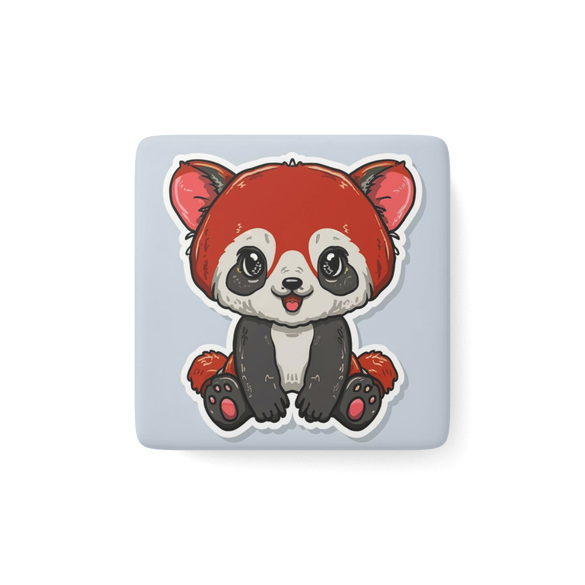 Red Panda Fridge Magnet - Colorwink