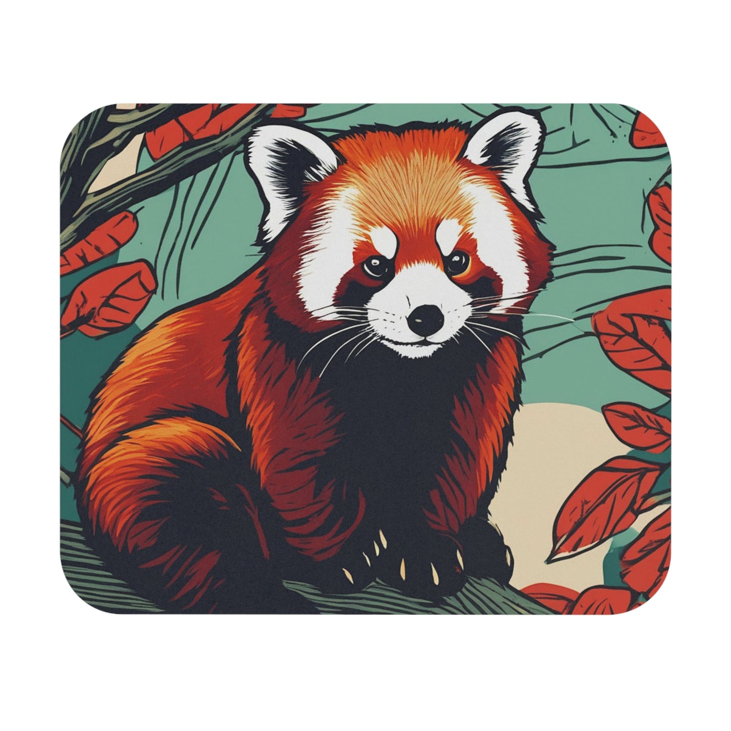 Red Panda Mouse Pad - Colorwink