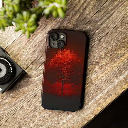 Red Tree Slim Phone Case - Colorwink