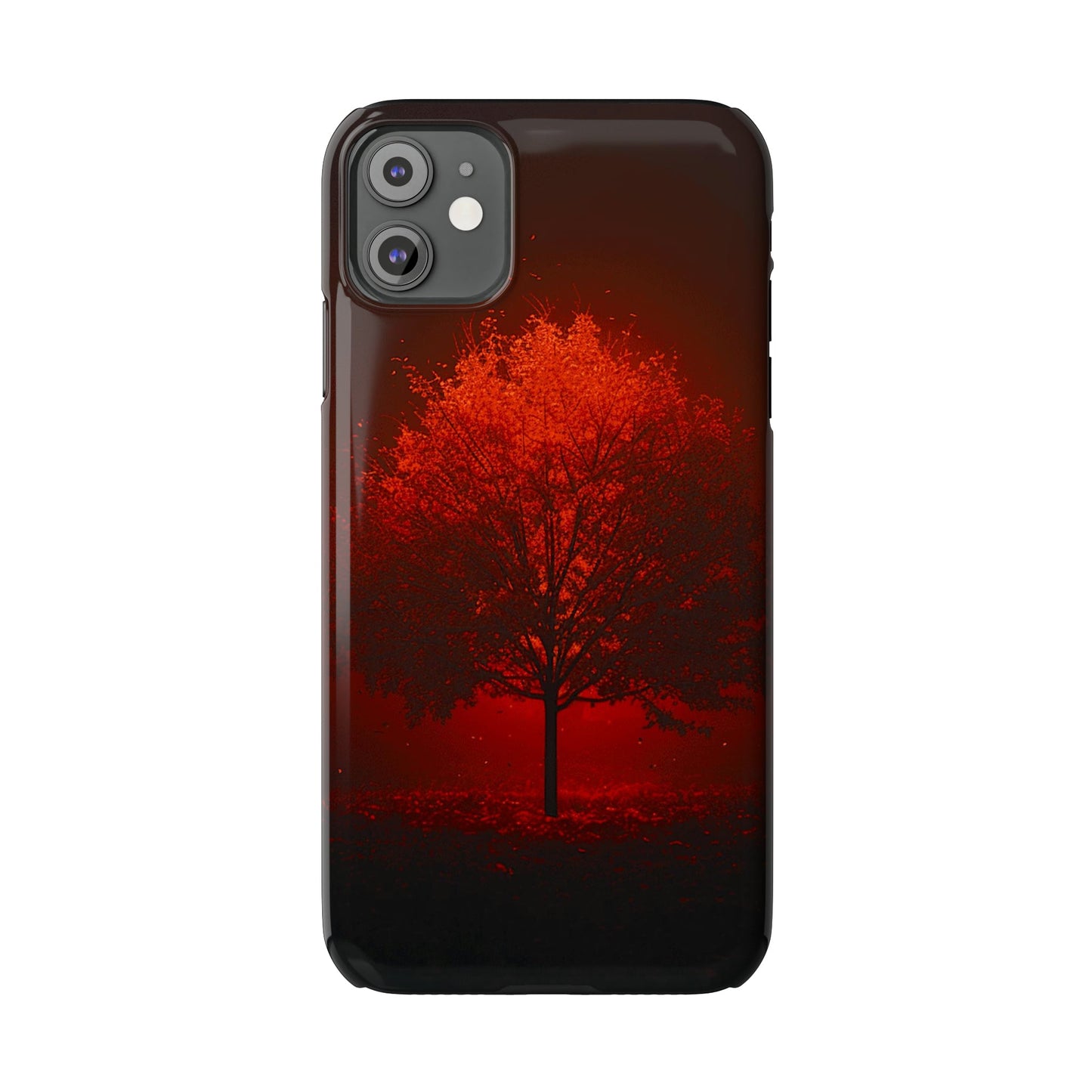 Red Tree Slim Phone Case - Colorwink