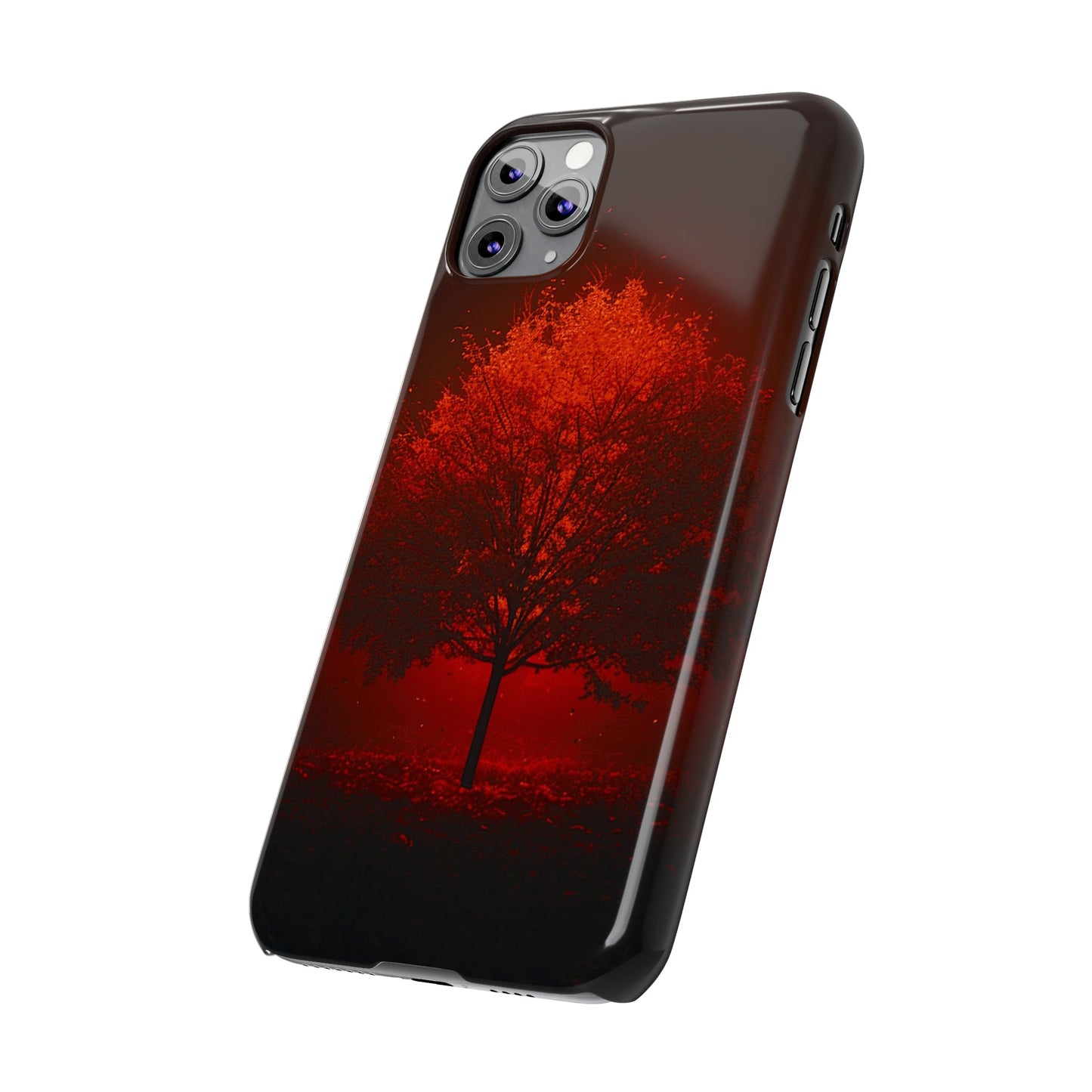 Red Tree Slim Phone Case - Colorwink