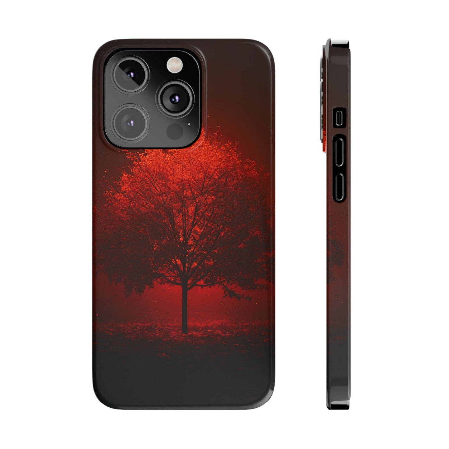 Red Tree Slim Phone Case - Colorwink