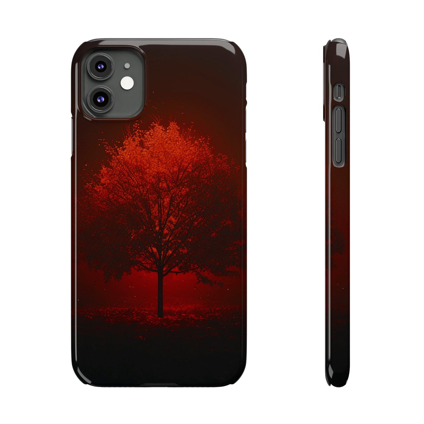 Red Tree Slim Phone Case - Colorwink