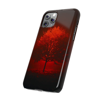 Red Tree Slim Phone Case - Colorwink