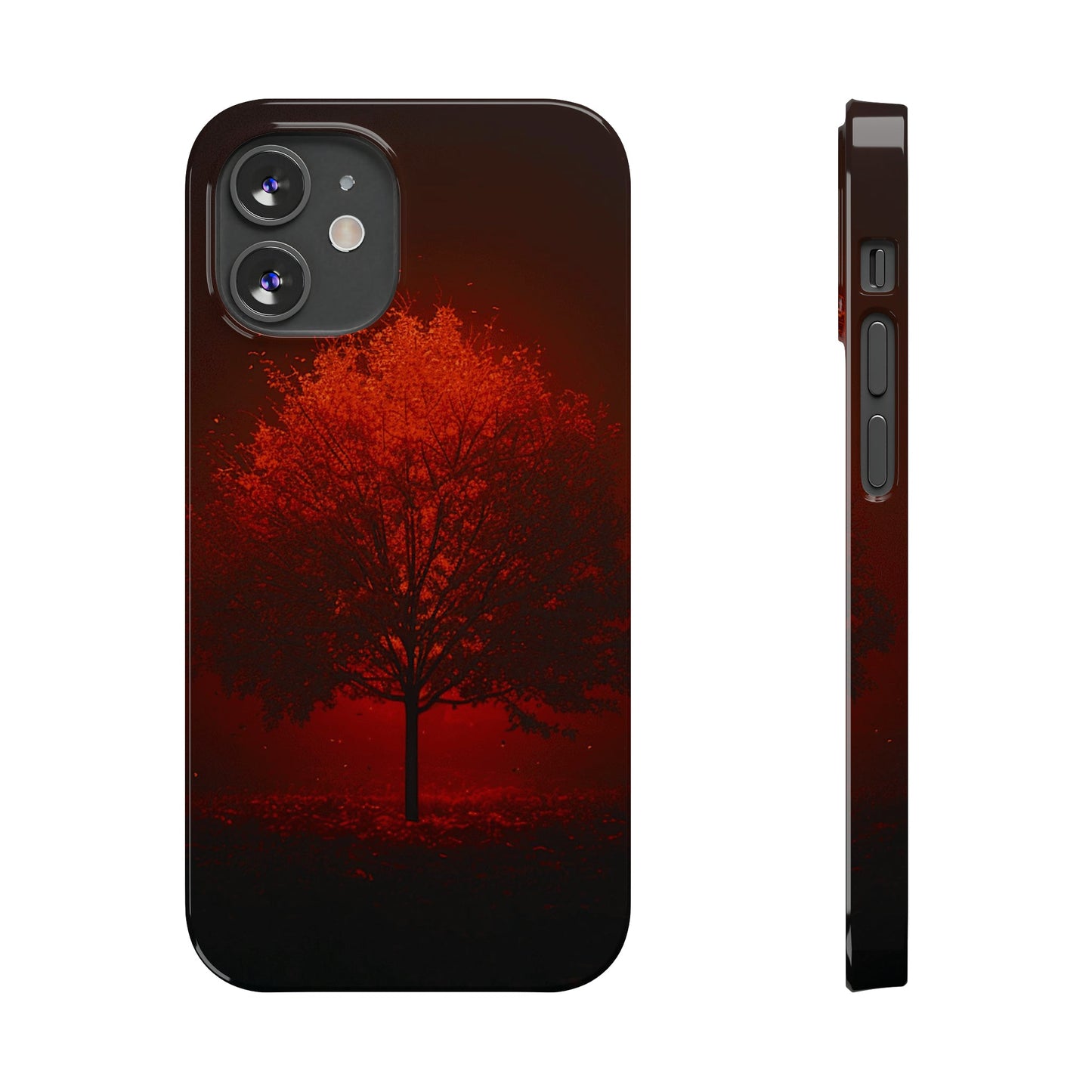 Red Tree Slim Phone Case - Colorwink