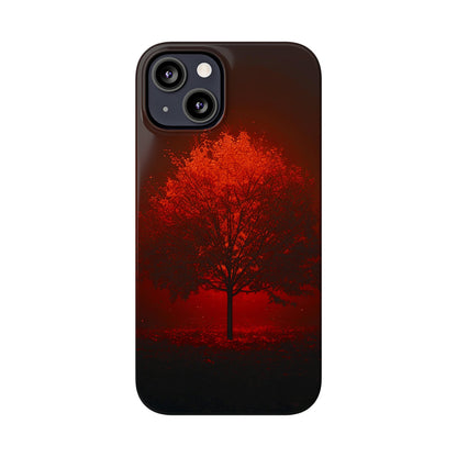 Red Tree Slim Phone Case - Colorwink