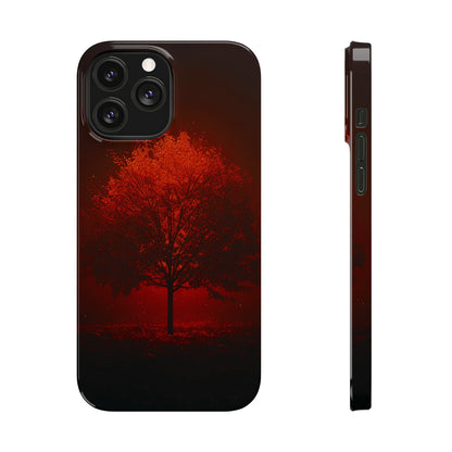 Red Tree Slim Phone Case - Colorwink