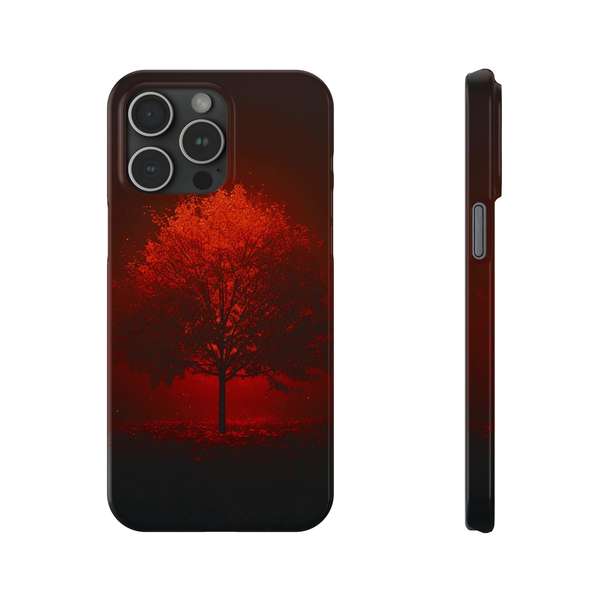 Red Tree Slim Phone Case - Colorwink