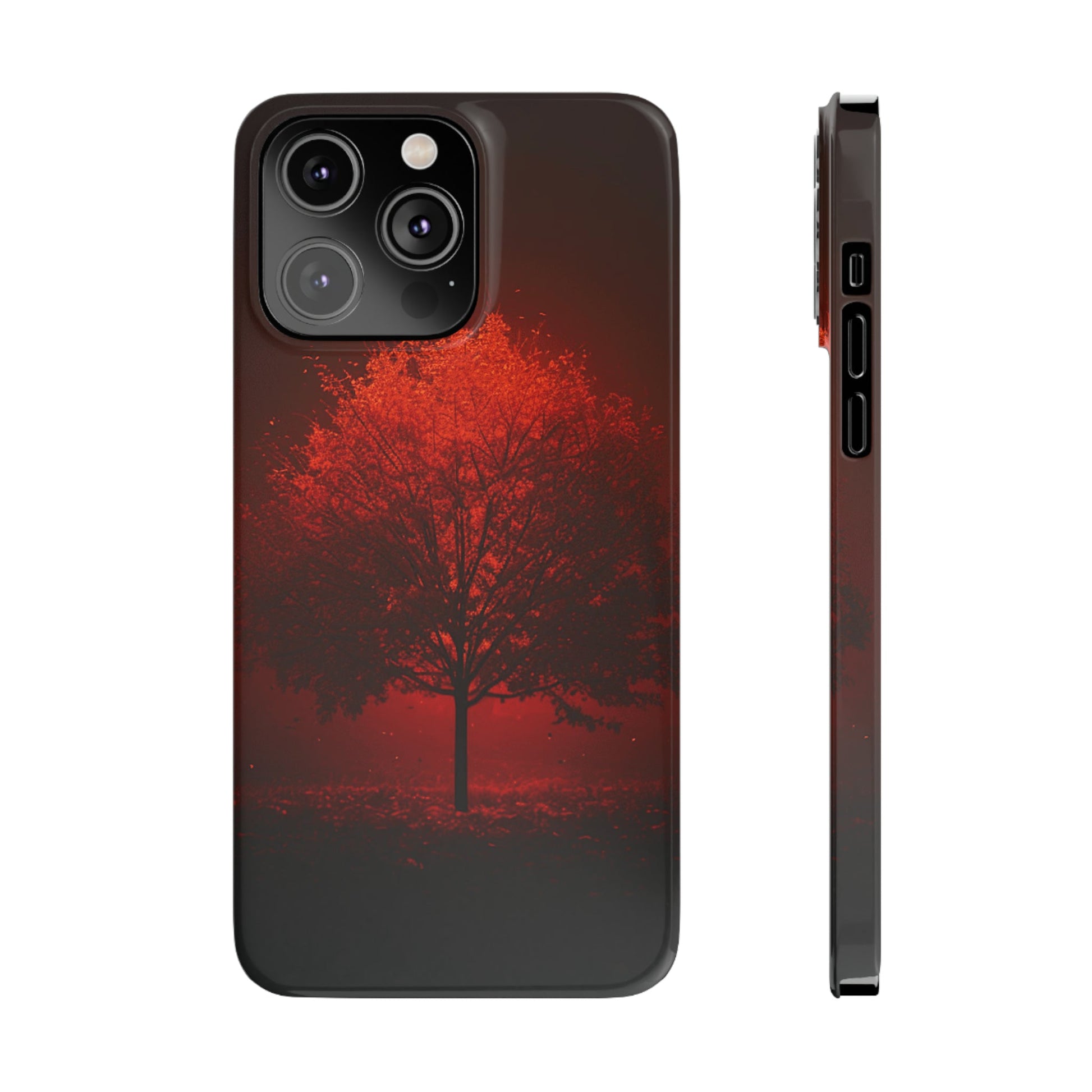 Red Tree Slim Phone Case - Colorwink