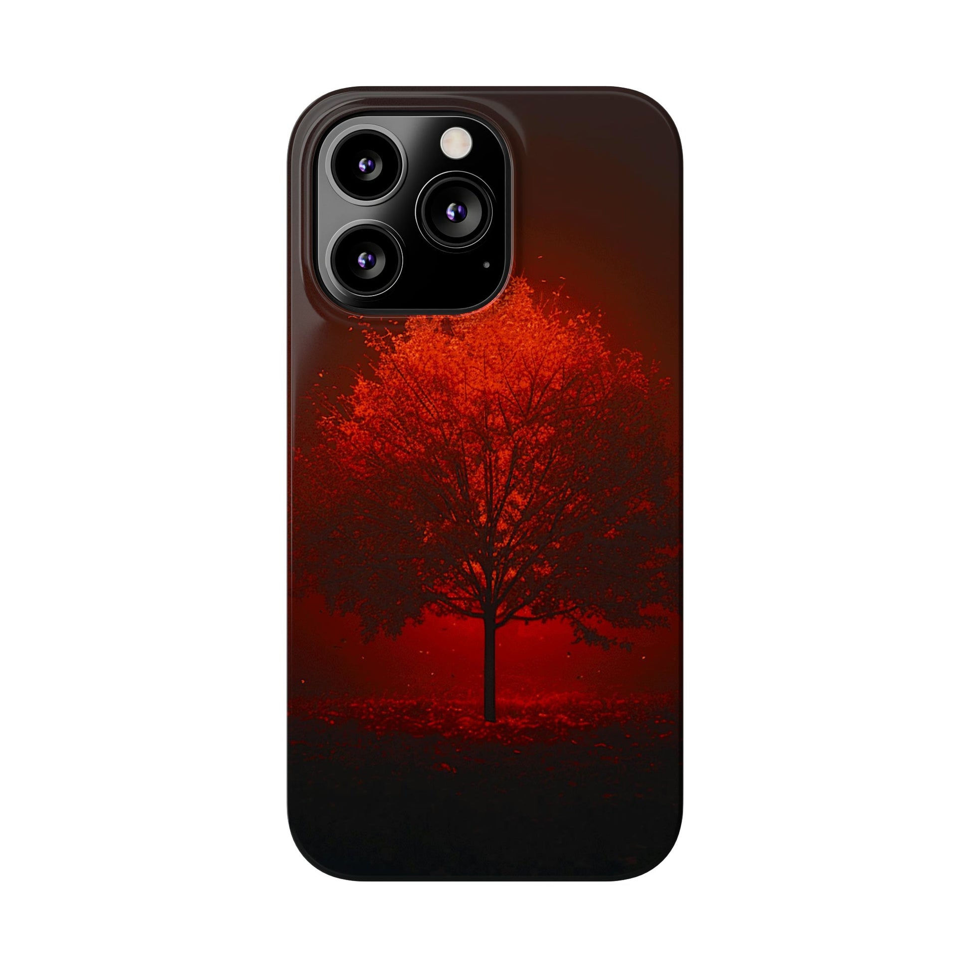 Red Tree Slim Phone Case - Colorwink