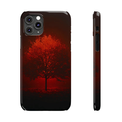 Red Tree Slim Phone Case - Colorwink