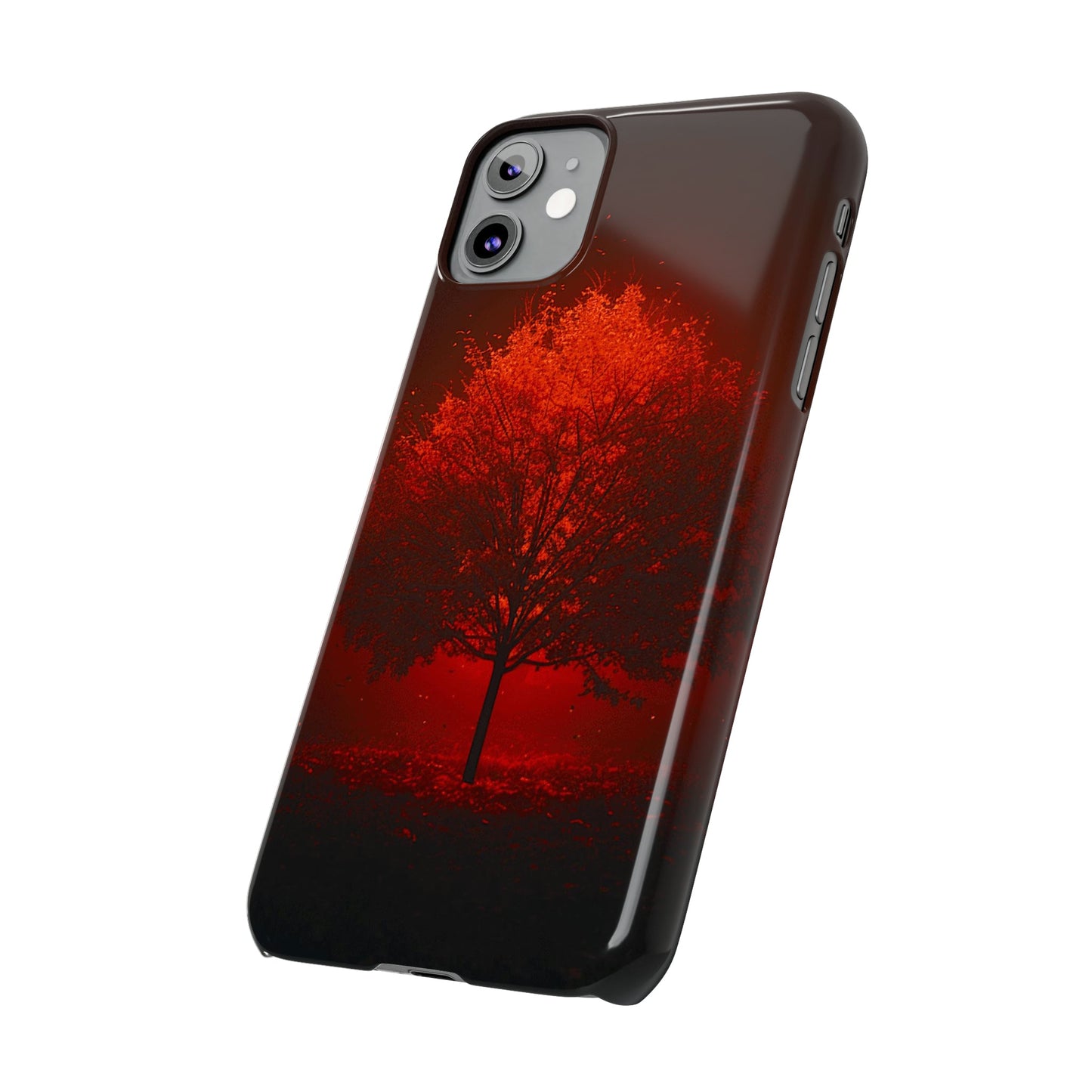 Red Tree Slim Phone Case - Colorwink