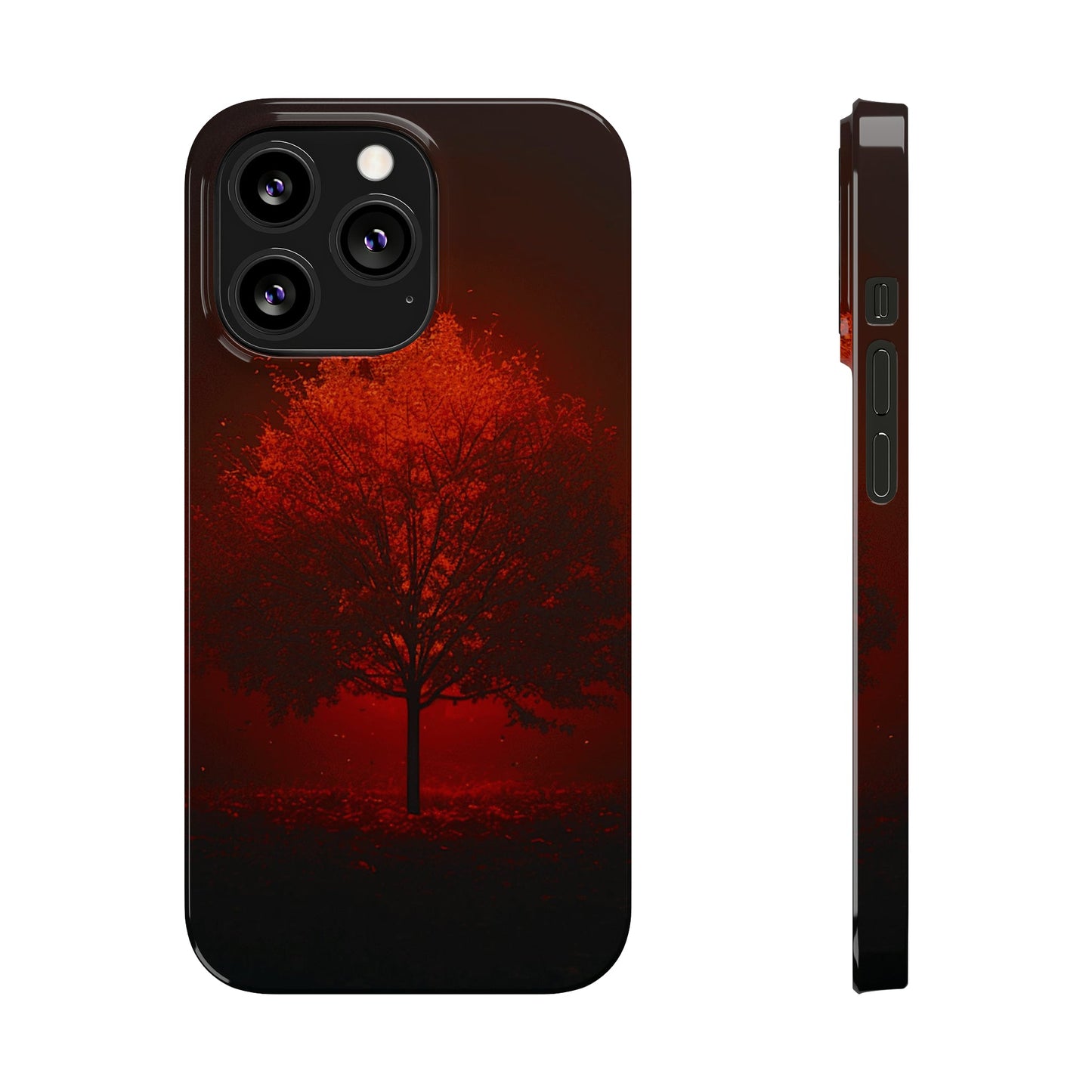 Red Tree Slim Phone Case - Colorwink