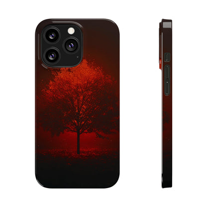 Red Tree Slim Phone Case - Colorwink