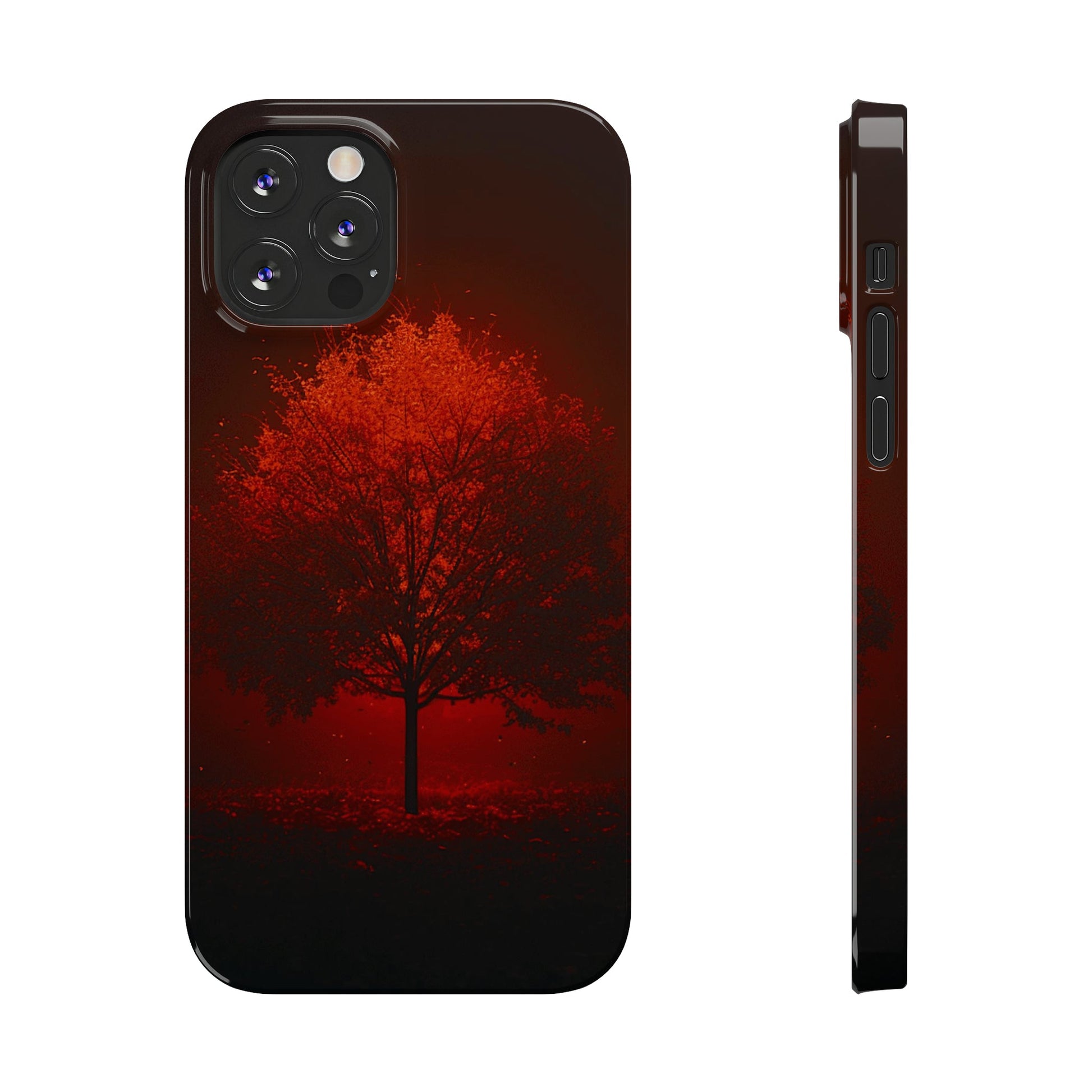 Red Tree Slim Phone Case - Colorwink