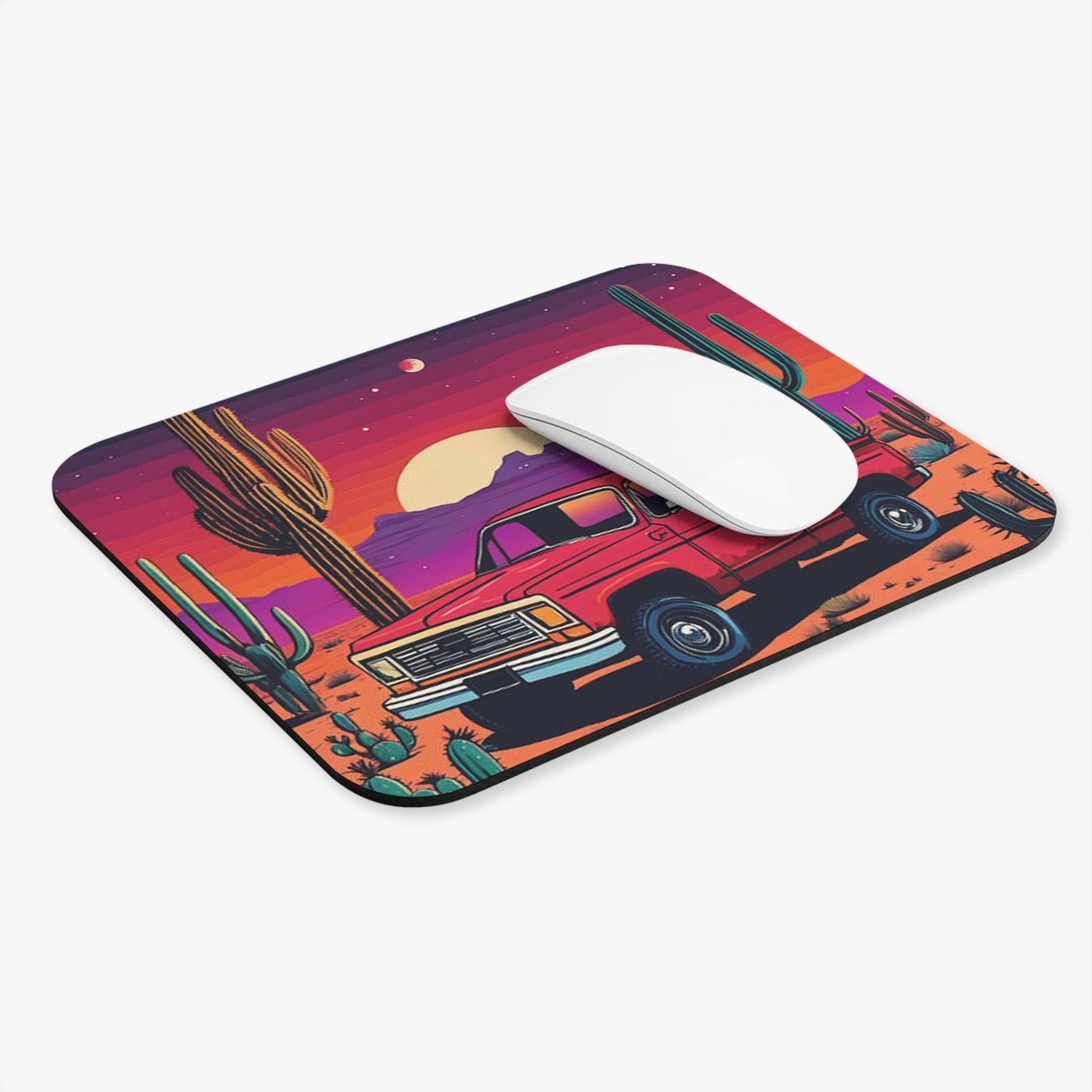 Red Truck Mouse Pad - Colorwink