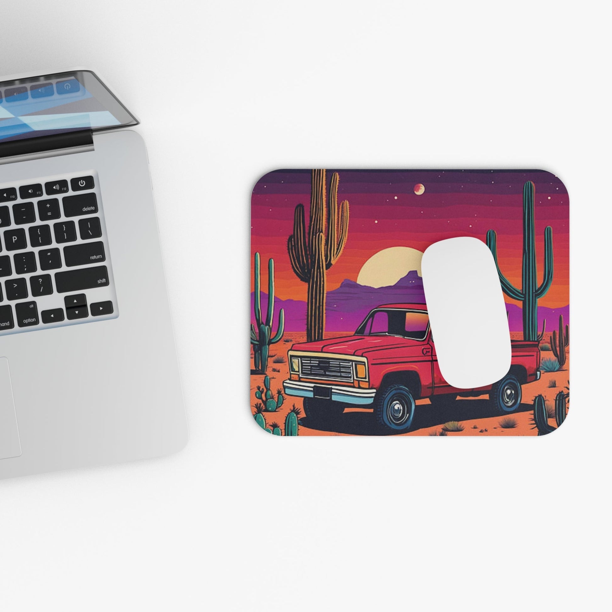 Red Truck Mouse Pad - Colorwink