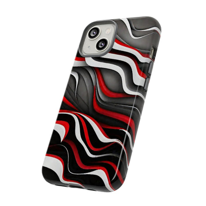 Red & White Satin Tough Case - Colorwink