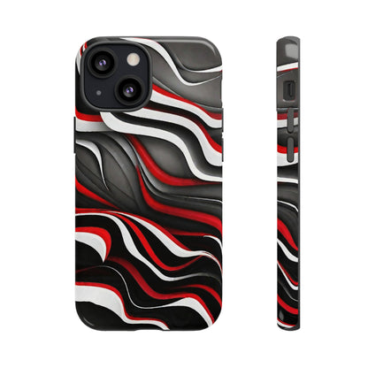 Red & White Satin Tough Case - Colorwink