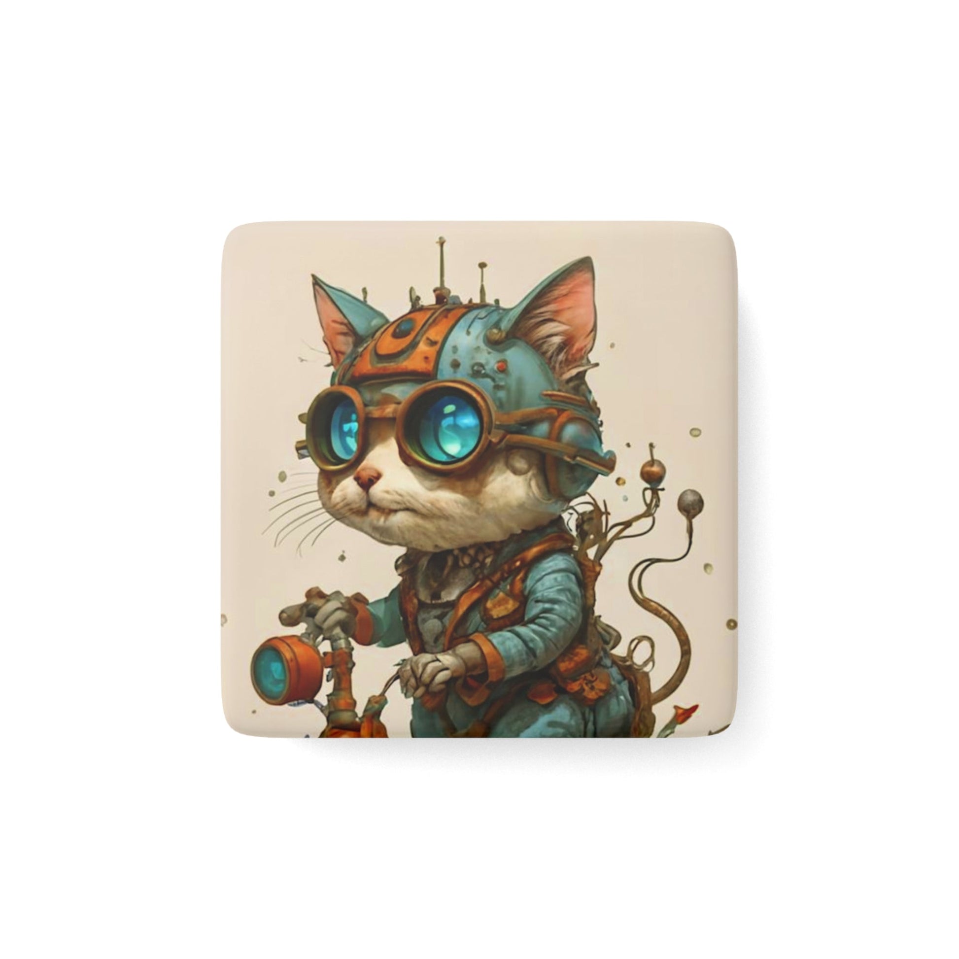 Rider kitty Fridge Magnet - Colorwink