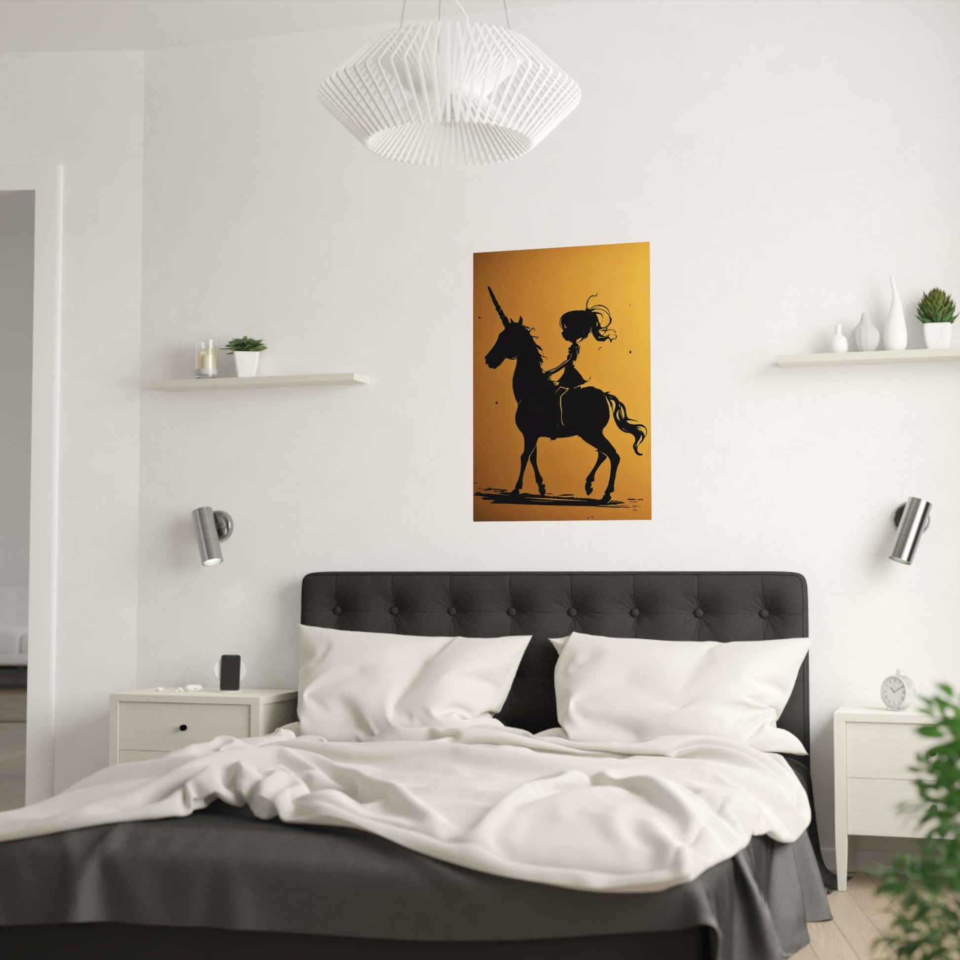 Riding a Unicorn Poster - Colorwink