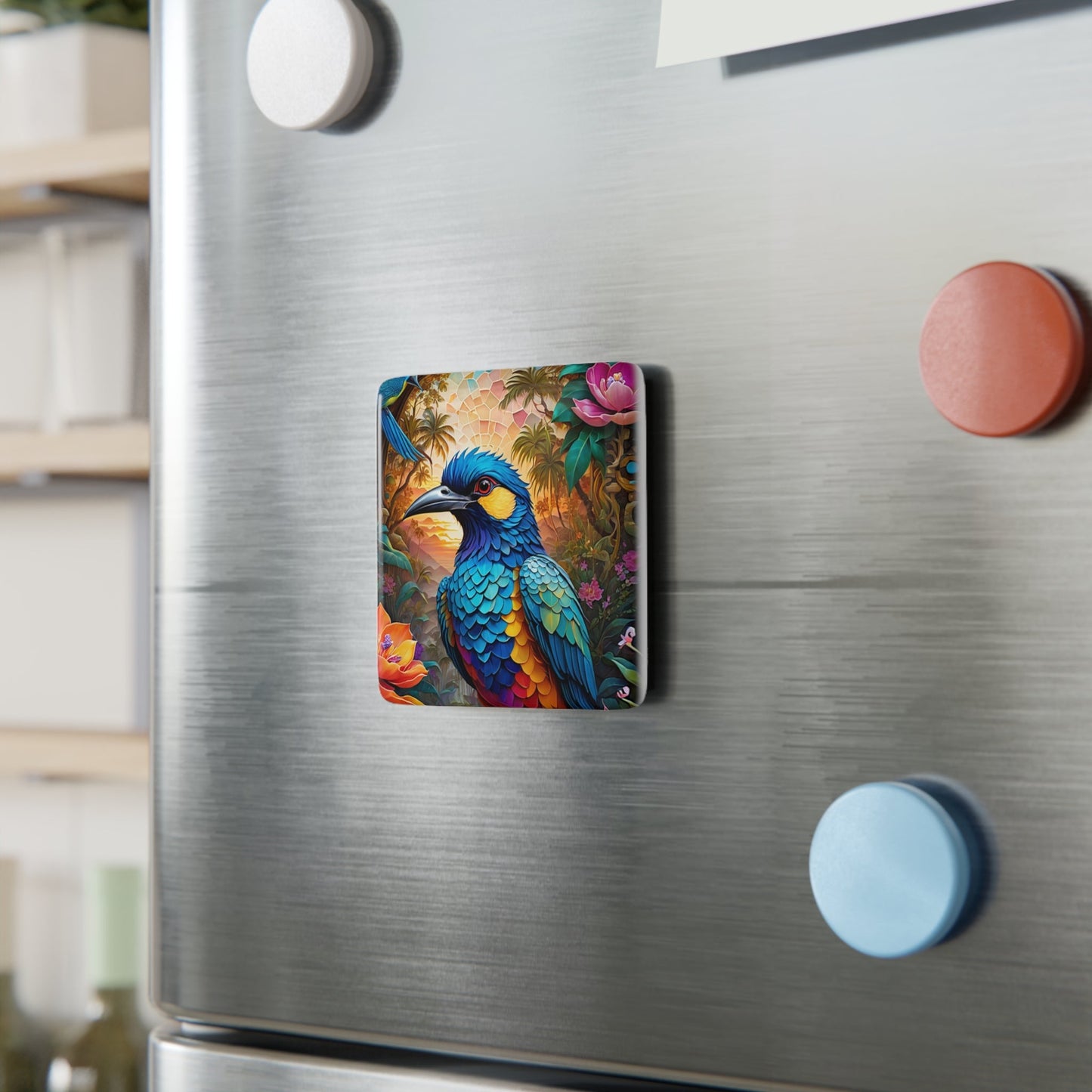 Robin Fridge Magnet - Colorwink