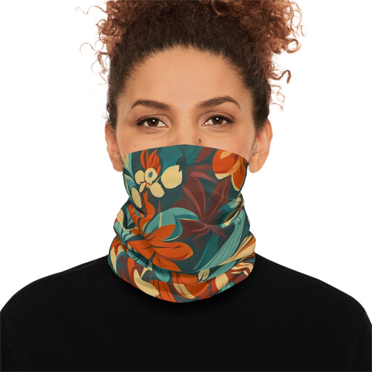 Rose Petals Floral Art Neck Gaiter - Colorwink