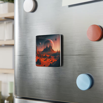 Sci Fi Alien Fridge Magnet - Colorwink