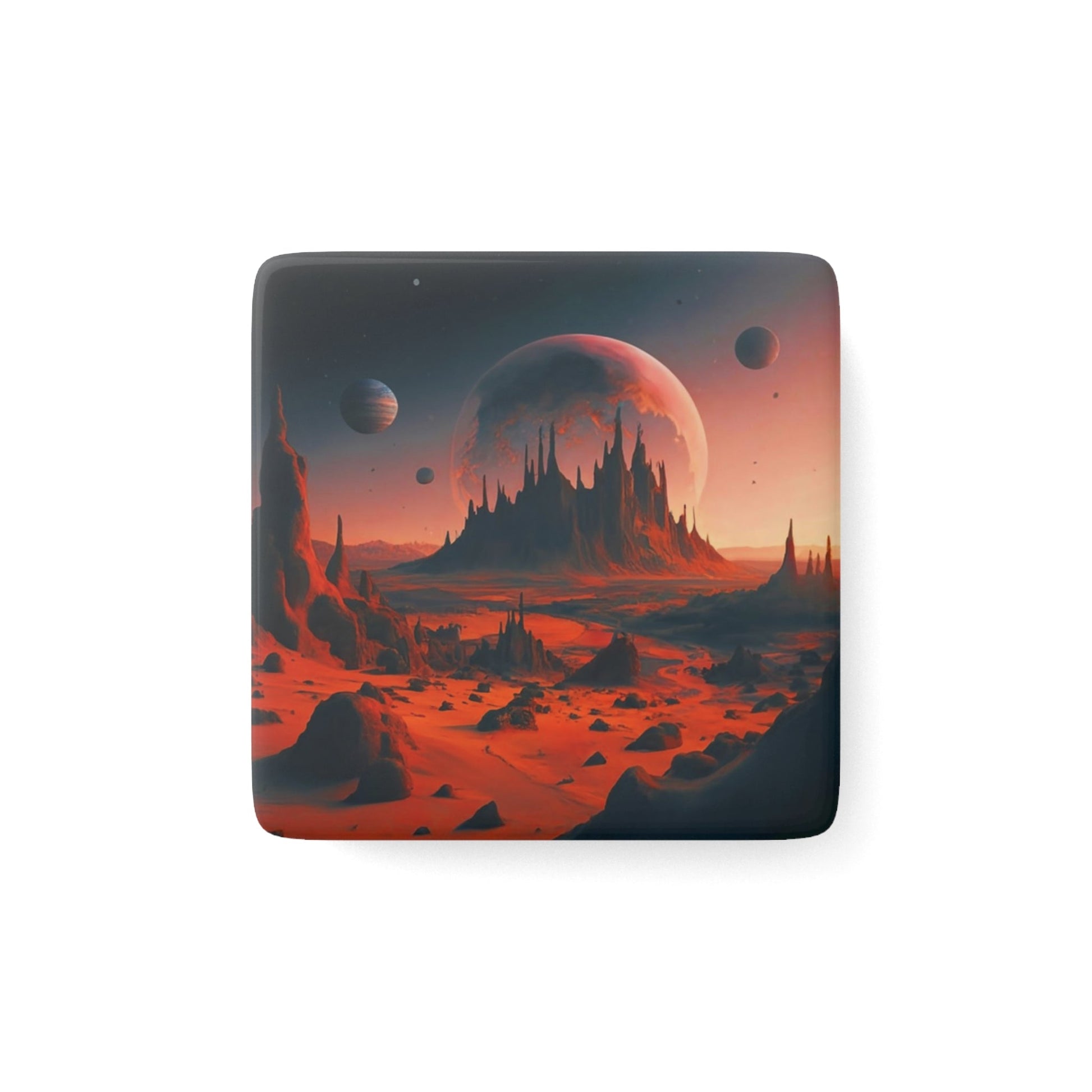 Sci Fi Alien Fridge Magnet - Colorwink