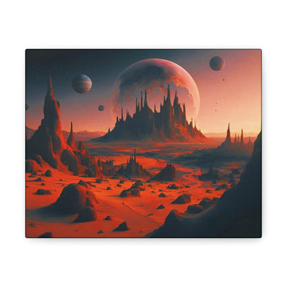 Sci-Fi View Canvas - Colorwink