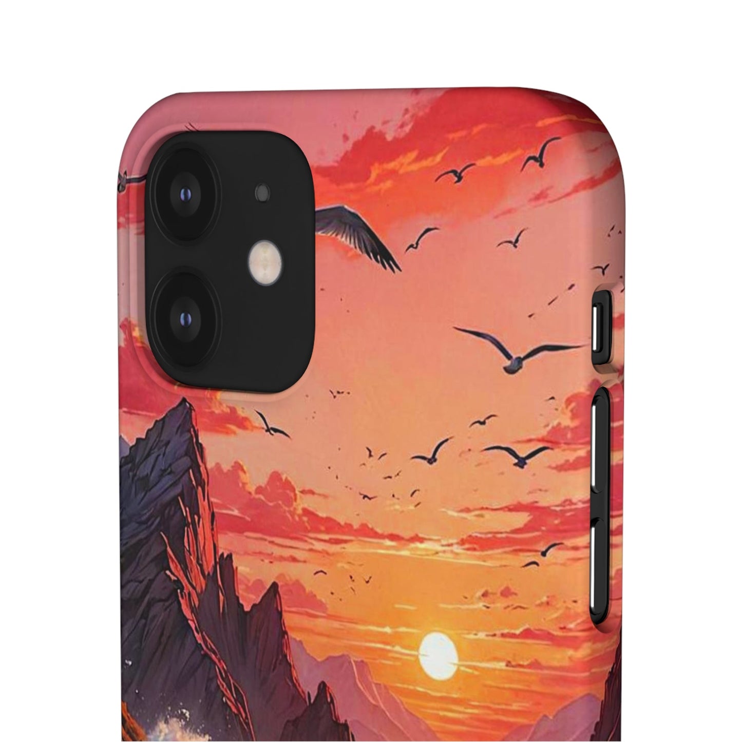 Seagull Sunset Art Snap Case - Colorwink