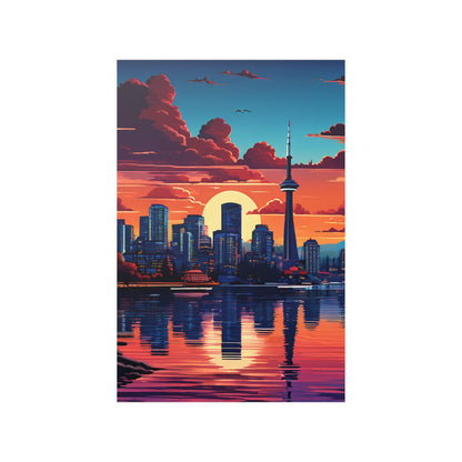 Seattle city-scape Poster - Colorwink