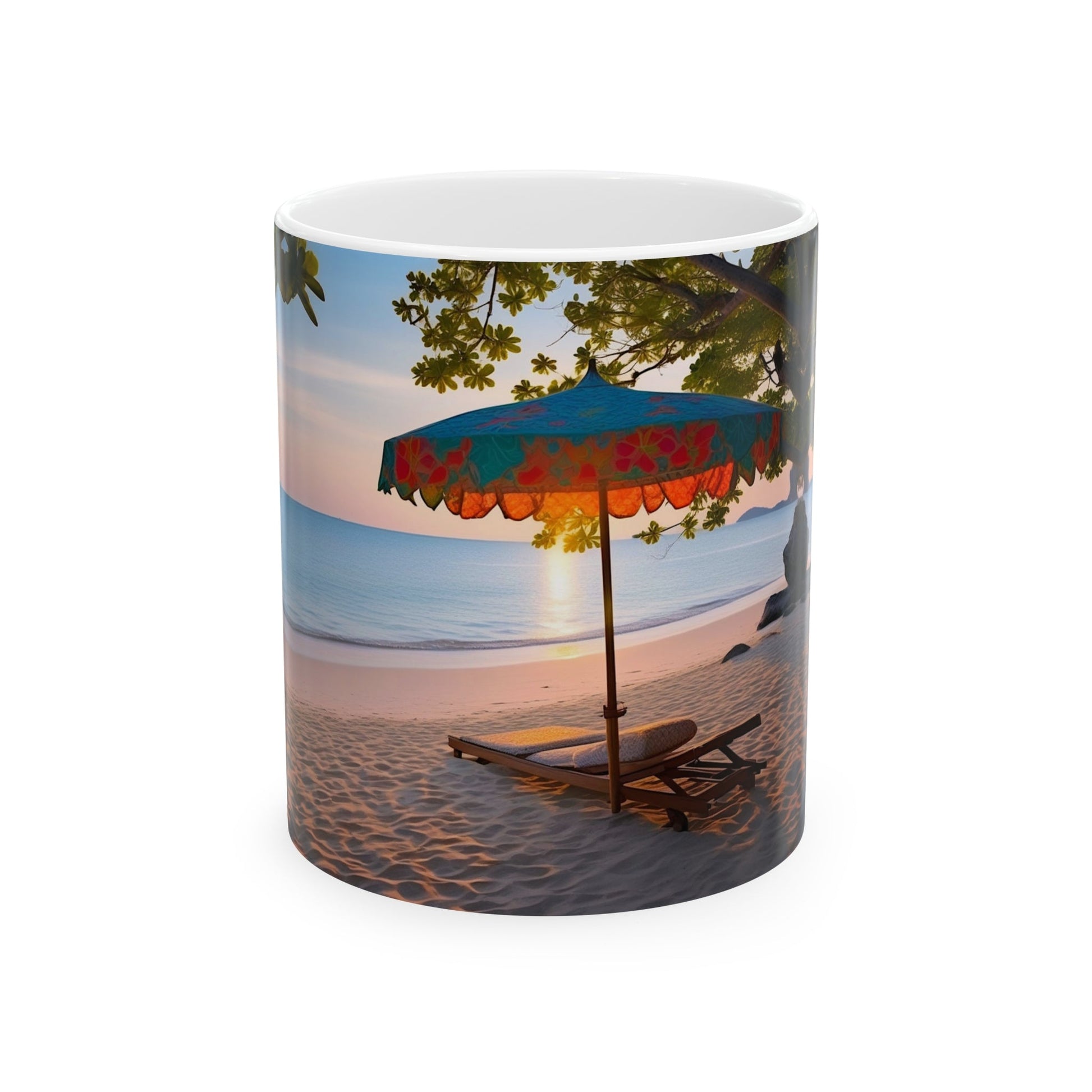 Serene Beach Coffee Mug - Colorwink