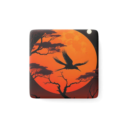 Setting Sun Fridge Magnet - Colorwink