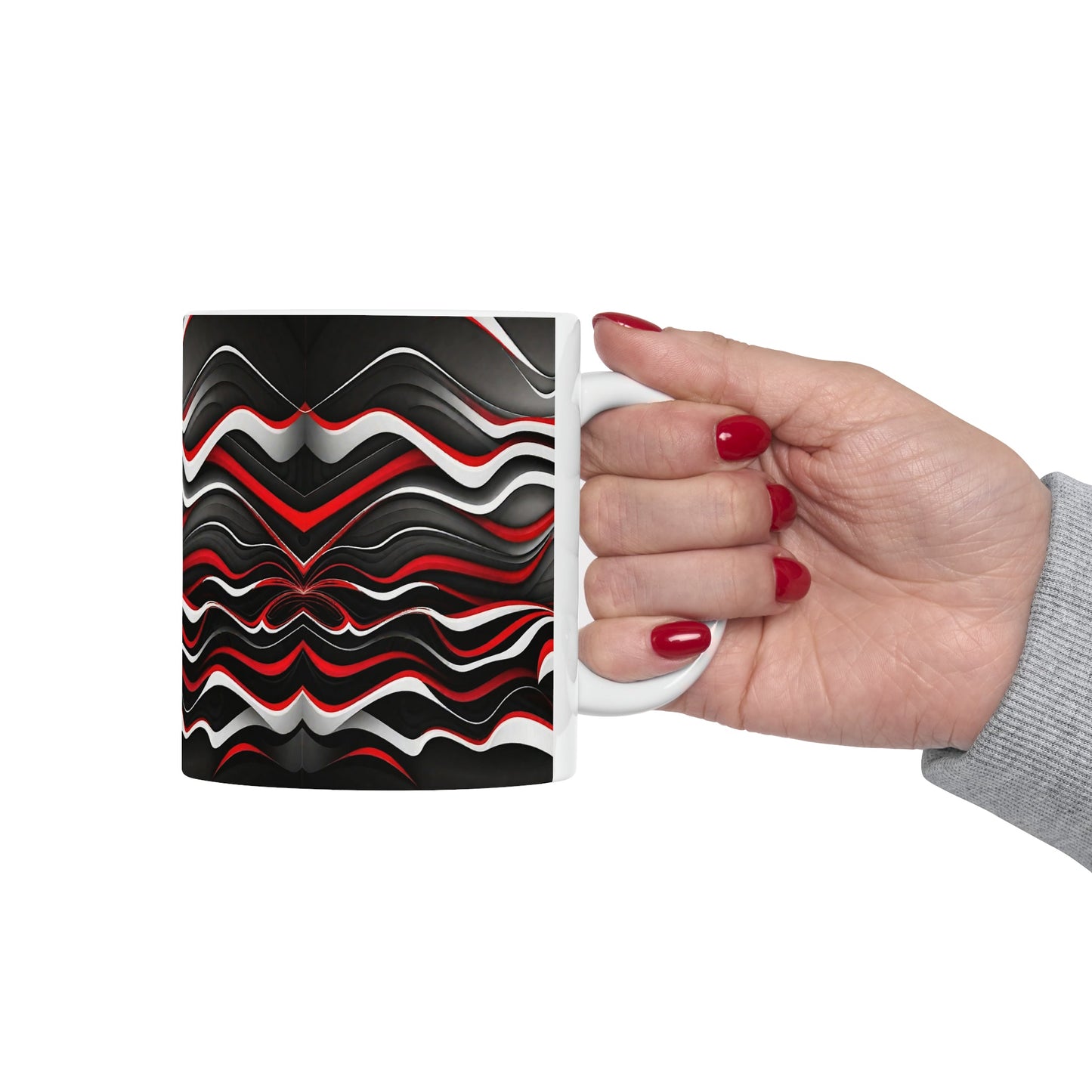 Silk Thread Pattern Coffee Mug - Colorwink