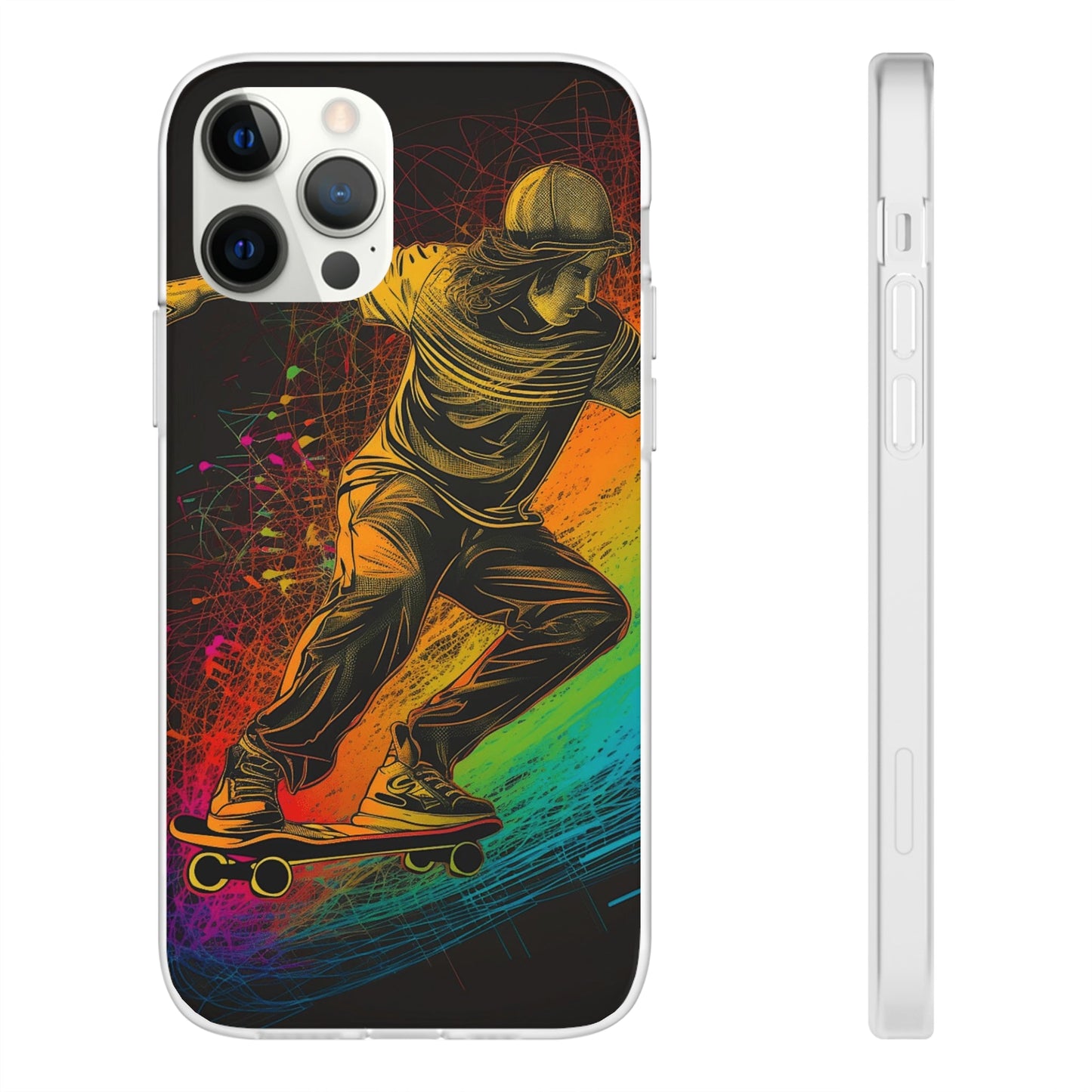 Skateboarding Flexi Case - Colorwink