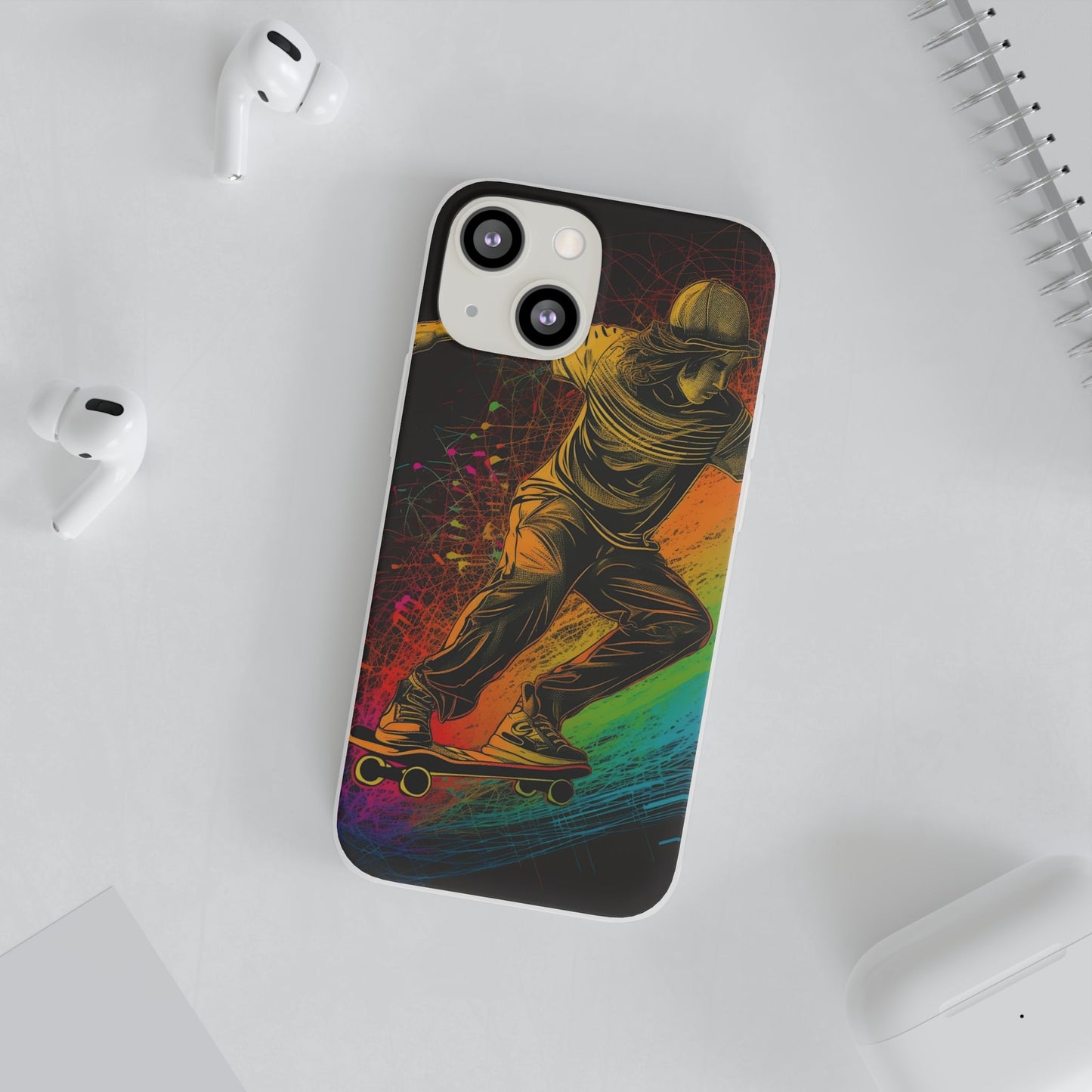 Skateboarding Flexi Case - Colorwink