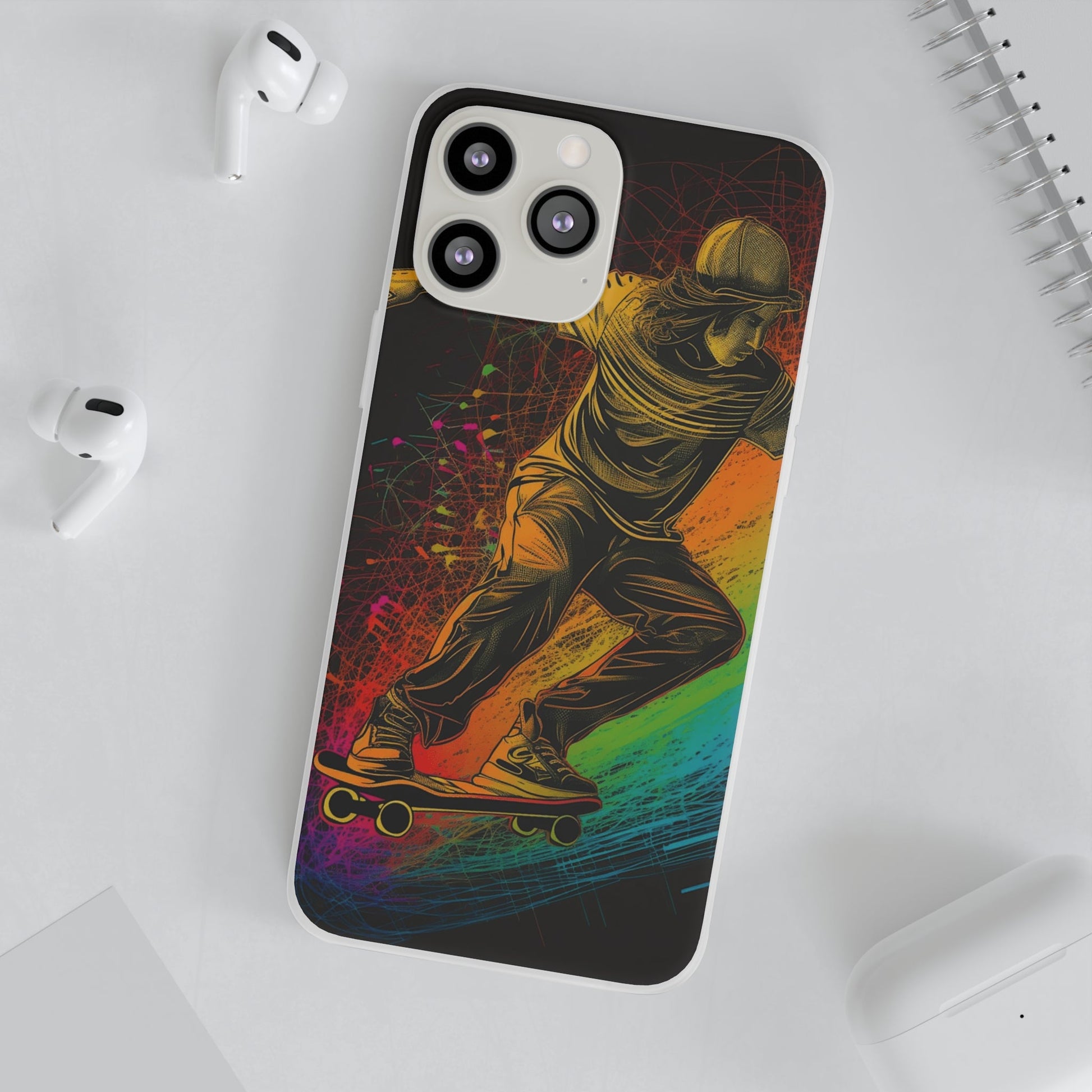 Skateboarding Flexi Case - Colorwink